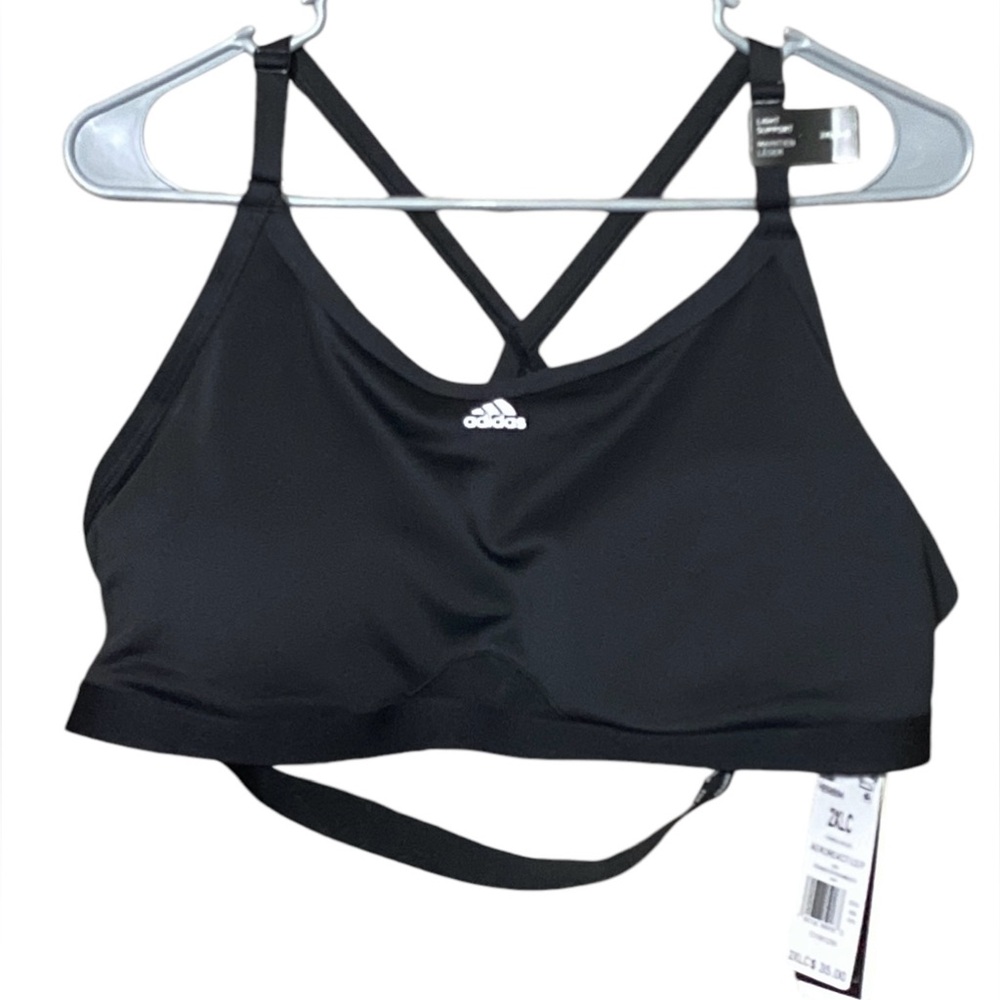 NEW Adidas Arroreact Training Sports Bra Light Support - Size 2XL